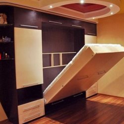 Встроенная откидная шкаф-кровать на заказ в Красноярске